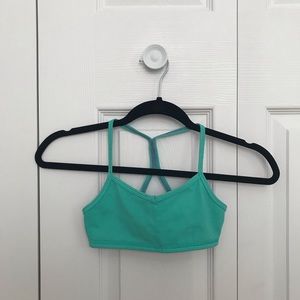 Ivviva teal sports bra
